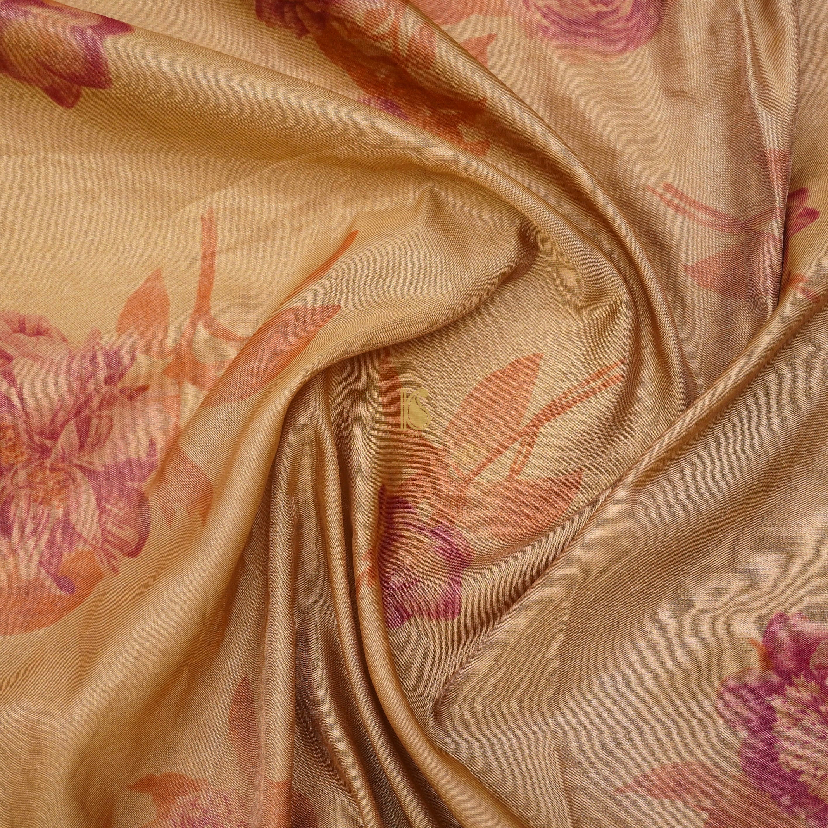 Pure Tissue Silk Handwoven Print Saree - Khinkhwab