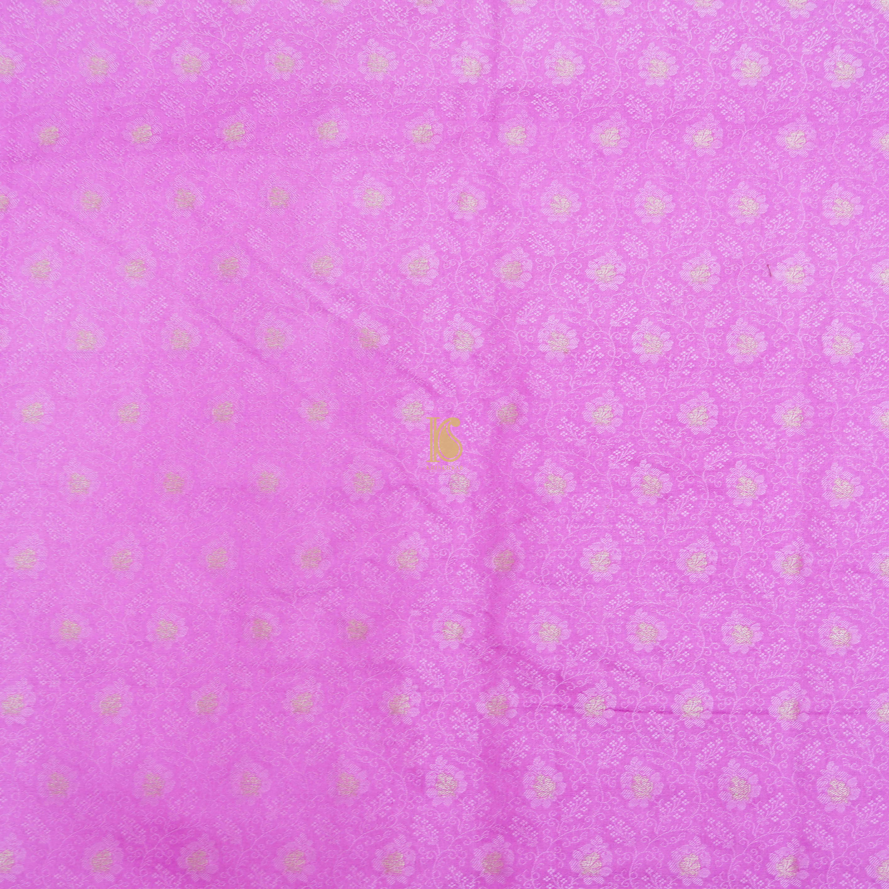Light Pink Pure Banarasi Silk Handwoven Tanchui Kurta Fabric - Khinkhwab
