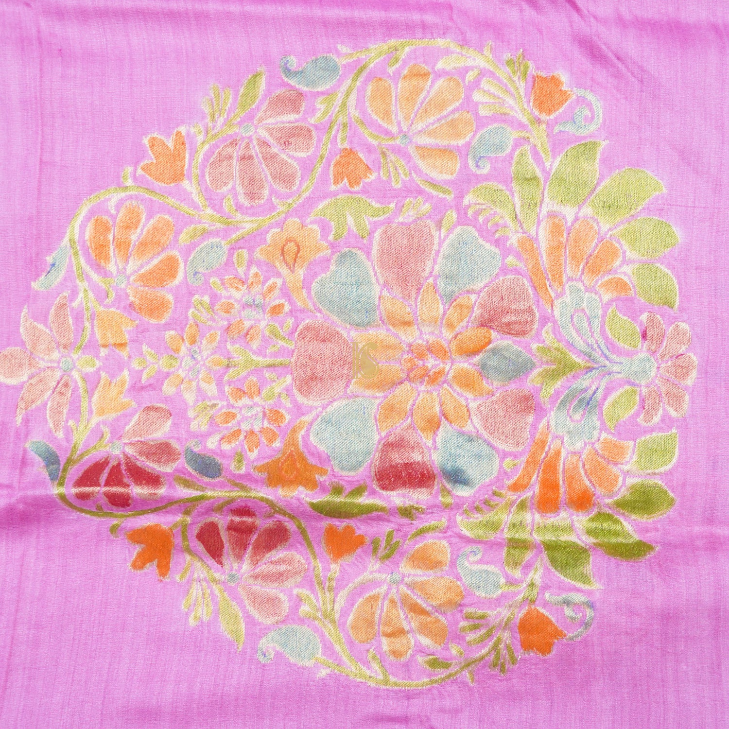 Handloom Moonga Silk Banarasi Purple Dupatta - Khinkhwab