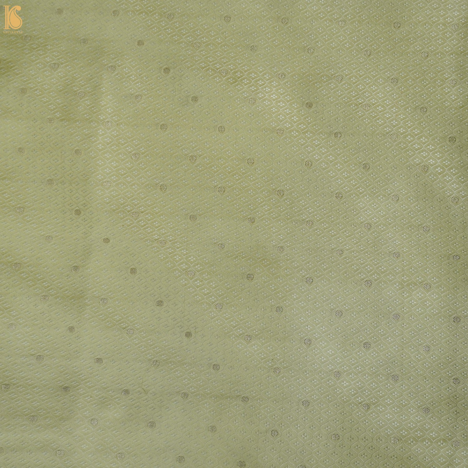 Pine Glade Pure Banarasi Silk Handwoven Tanchui Kurta Fabric - Khinkhwab