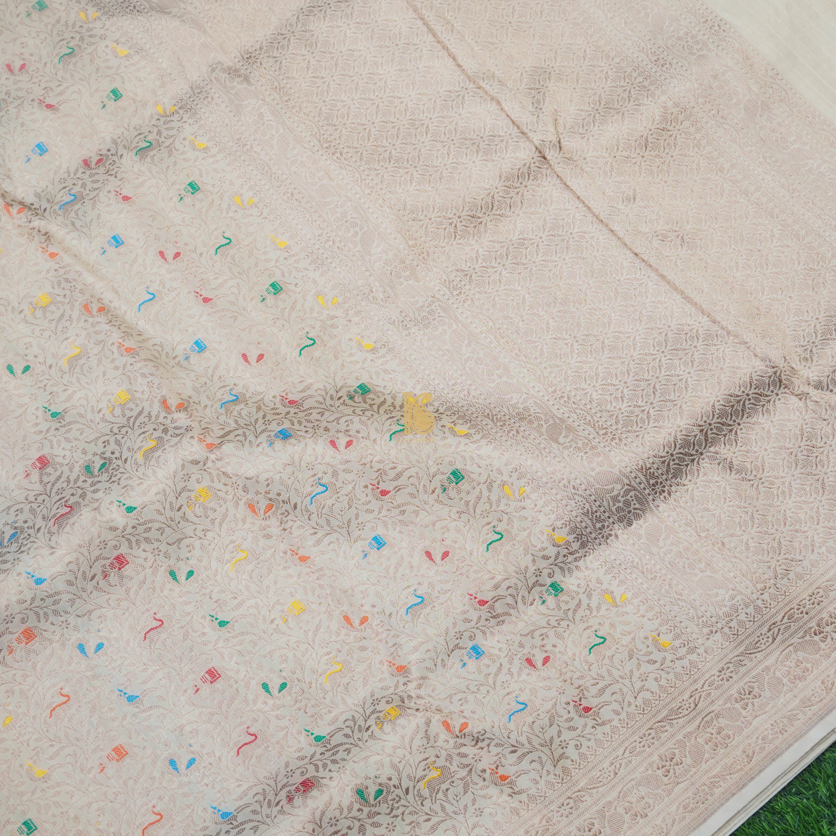 Handloom Pure Katan Silk Banarasi Shikargah Saree - Colors - Khinkhwab