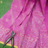 Pure Cotton Real Silver Zari Handloom Pink Banarasi Saree - Khinkhwab