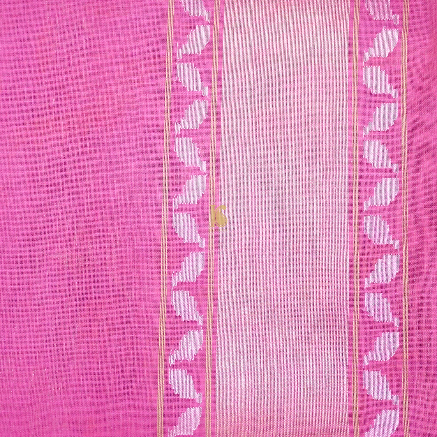 Pure Cotton Real Silver Zari Handloom Banarasi Saree - Khinkhwab
