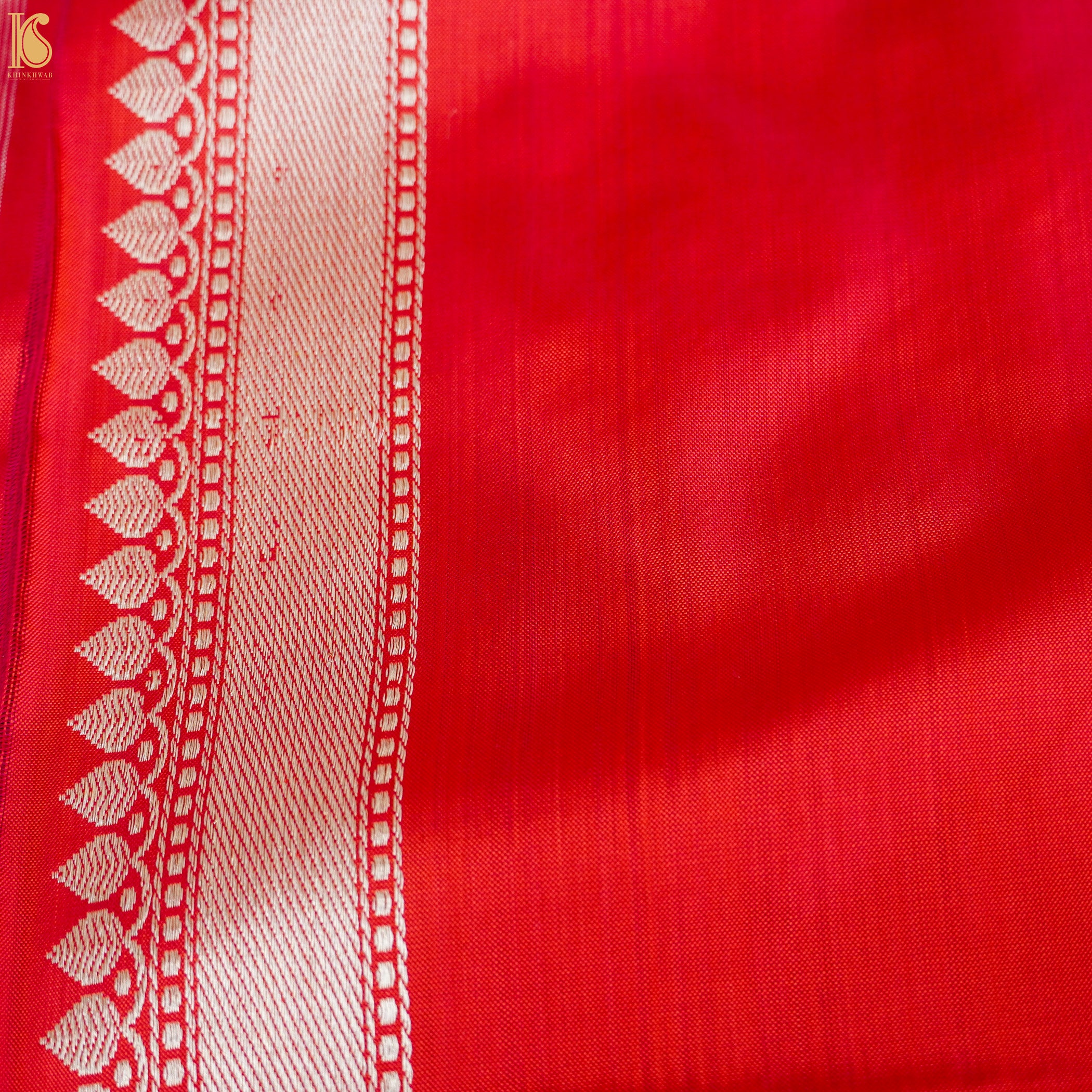 Handwoven Pure Katan Silk Kadwa Banarasi Rangkat Saree - Khinkhwab