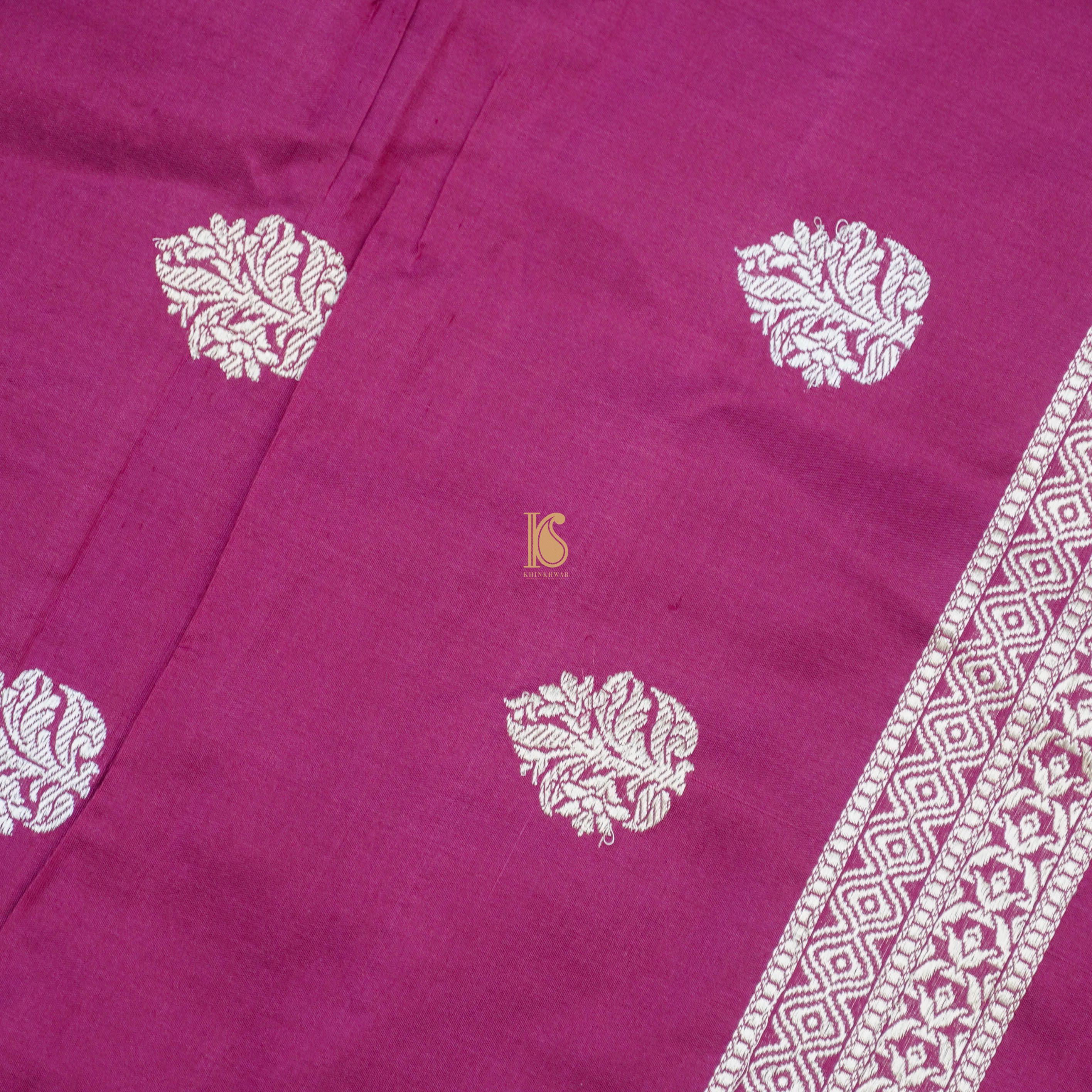 Mehroon Handwoven Katan Silk Kadwa Banarasi Suit Set - Khinkhwab