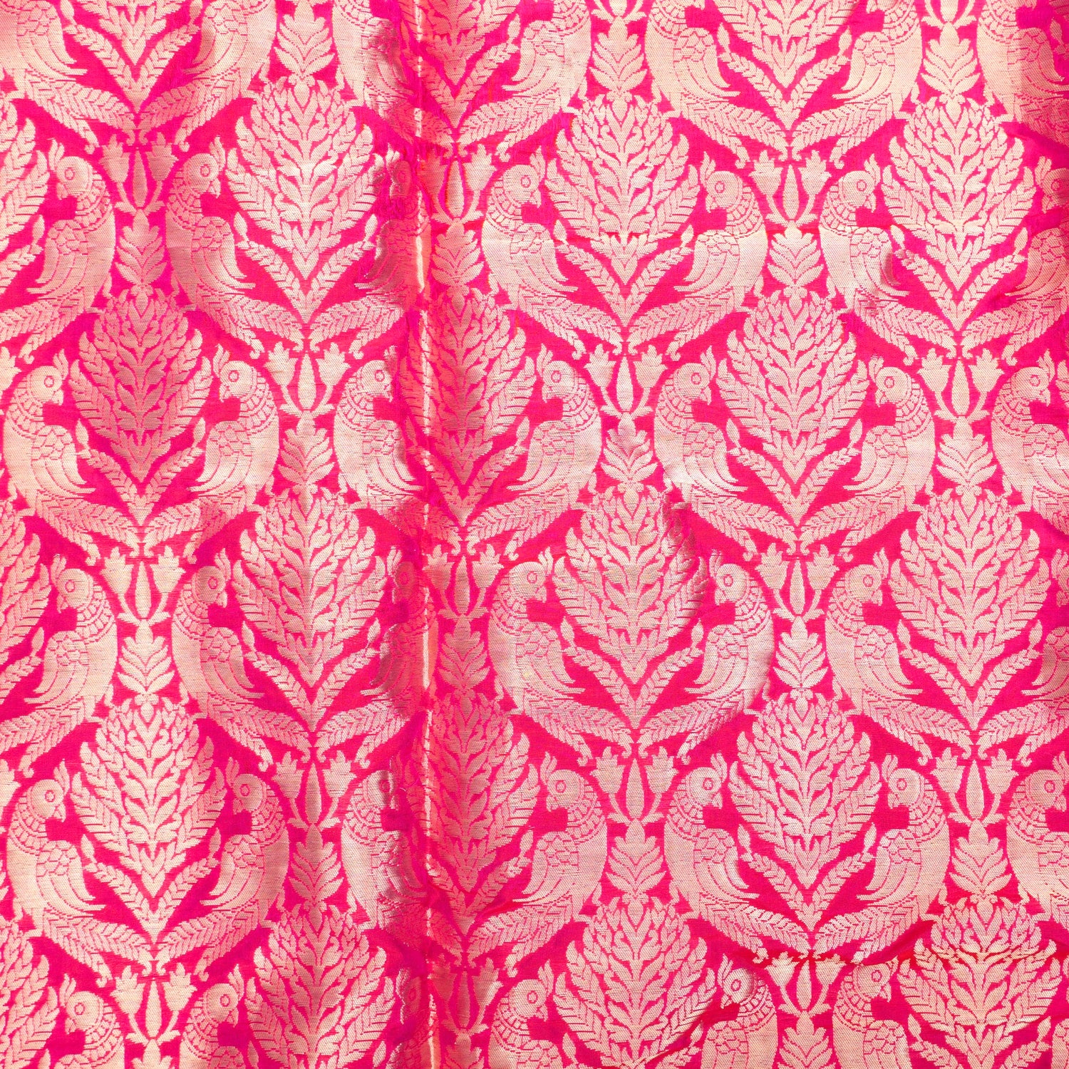 Pink Pure Katan Silk Handloom Banarasi Lehenga with Work Dupatta - Khinkhwab
