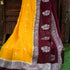 Yellow Pure Georgette Handloom Banarasi Saree - Khinkhwab