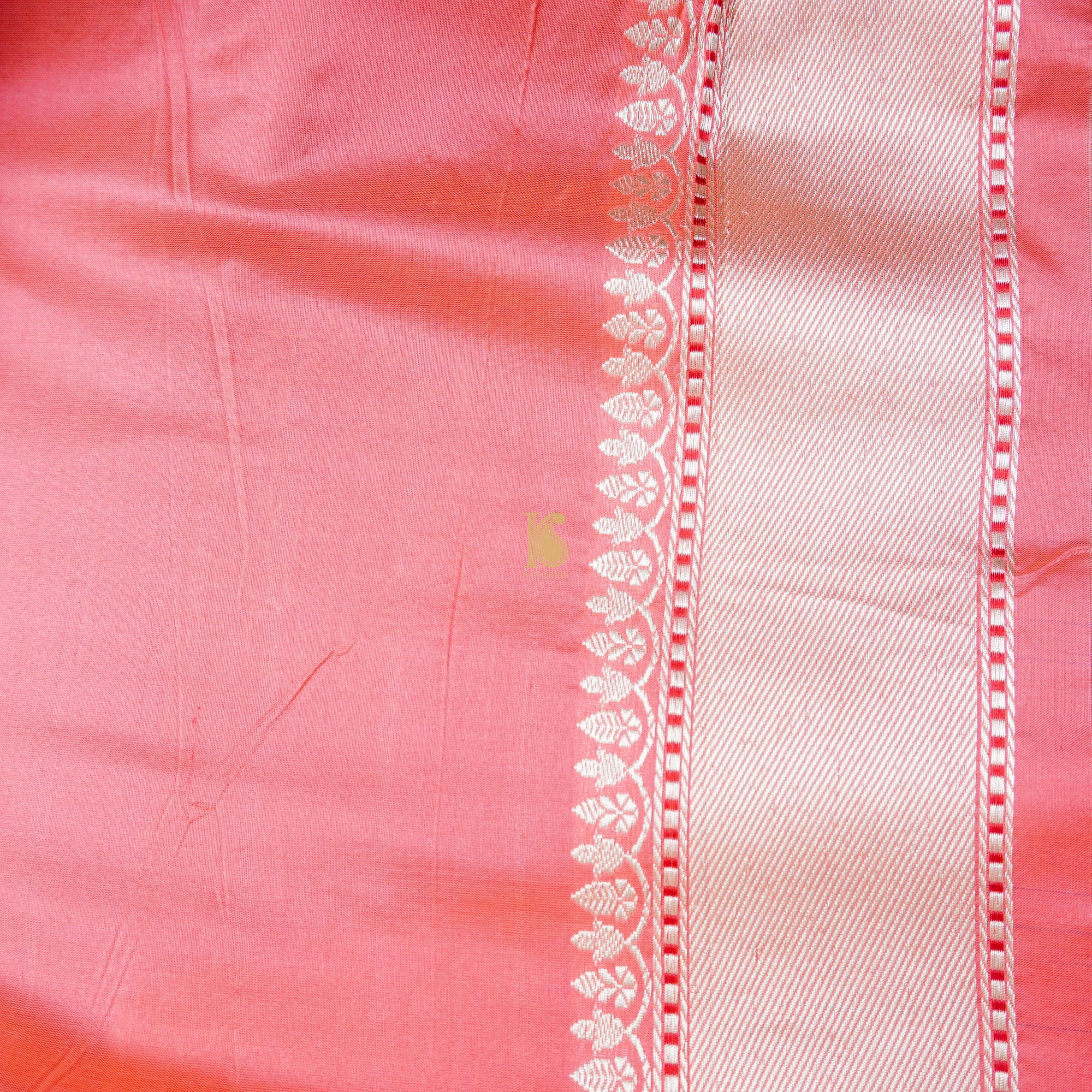 Wewak Handloom Banarasi Katan Silk Rangkat Saree - Khinkhwab