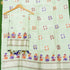 Peppermint Green Handwoven Pure Linen Banarasi Kadwa Suit Set - Khinkhwab