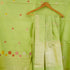 Handloom Pure Cotton Caper Green Kadwa Banarasi Suit Fabric Set - Khinkhwab