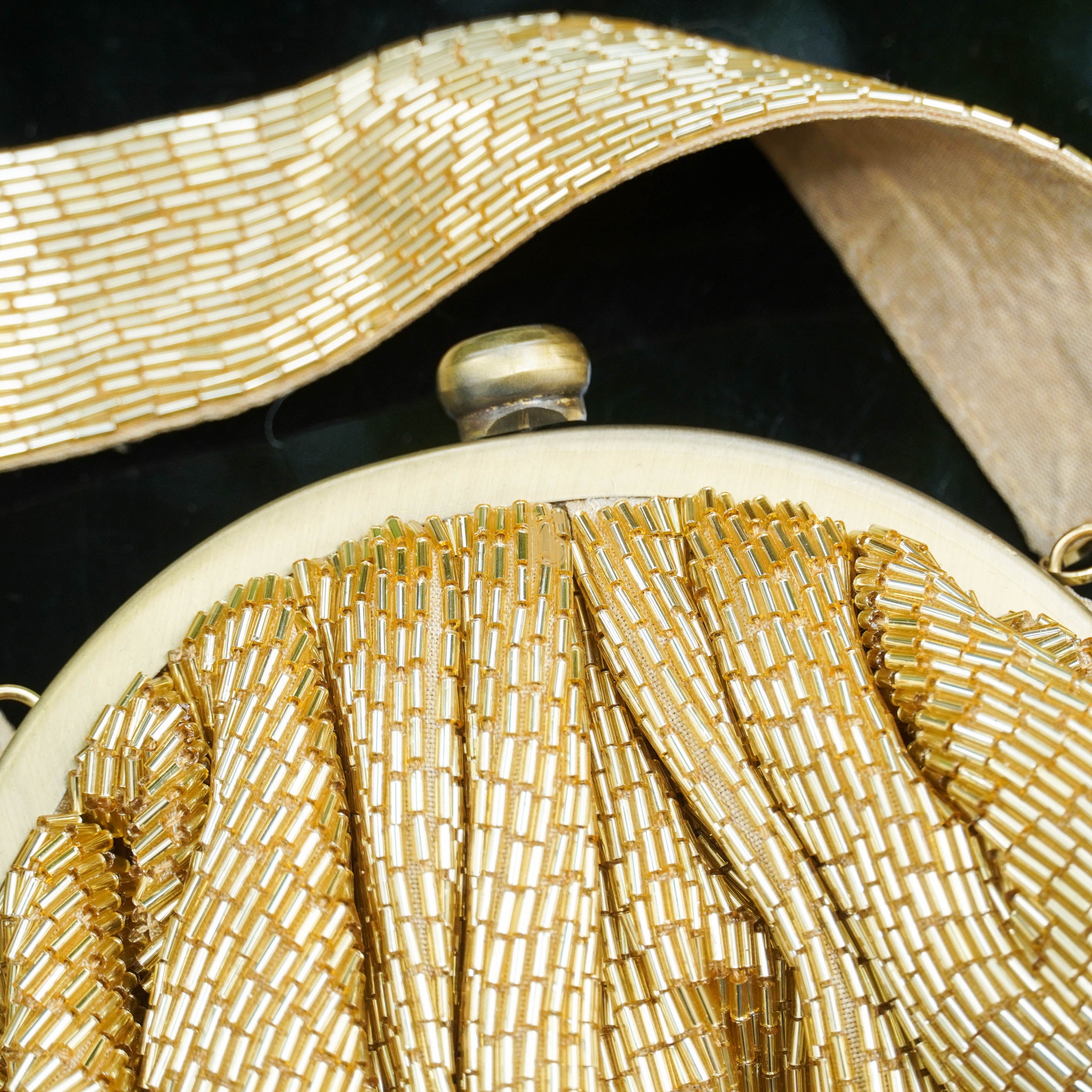 Gold Hand Crafted Potlis Bag - Khinkhwab