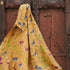 Yellow Pure Georgette Handloom Banarasi Bird Bandhani Dupatta - Khinkhwab