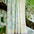 Cornflower Blue Pure Katan Silk Handwoven Banarasi Kadwa Guldasta Saree - Khinkhwab