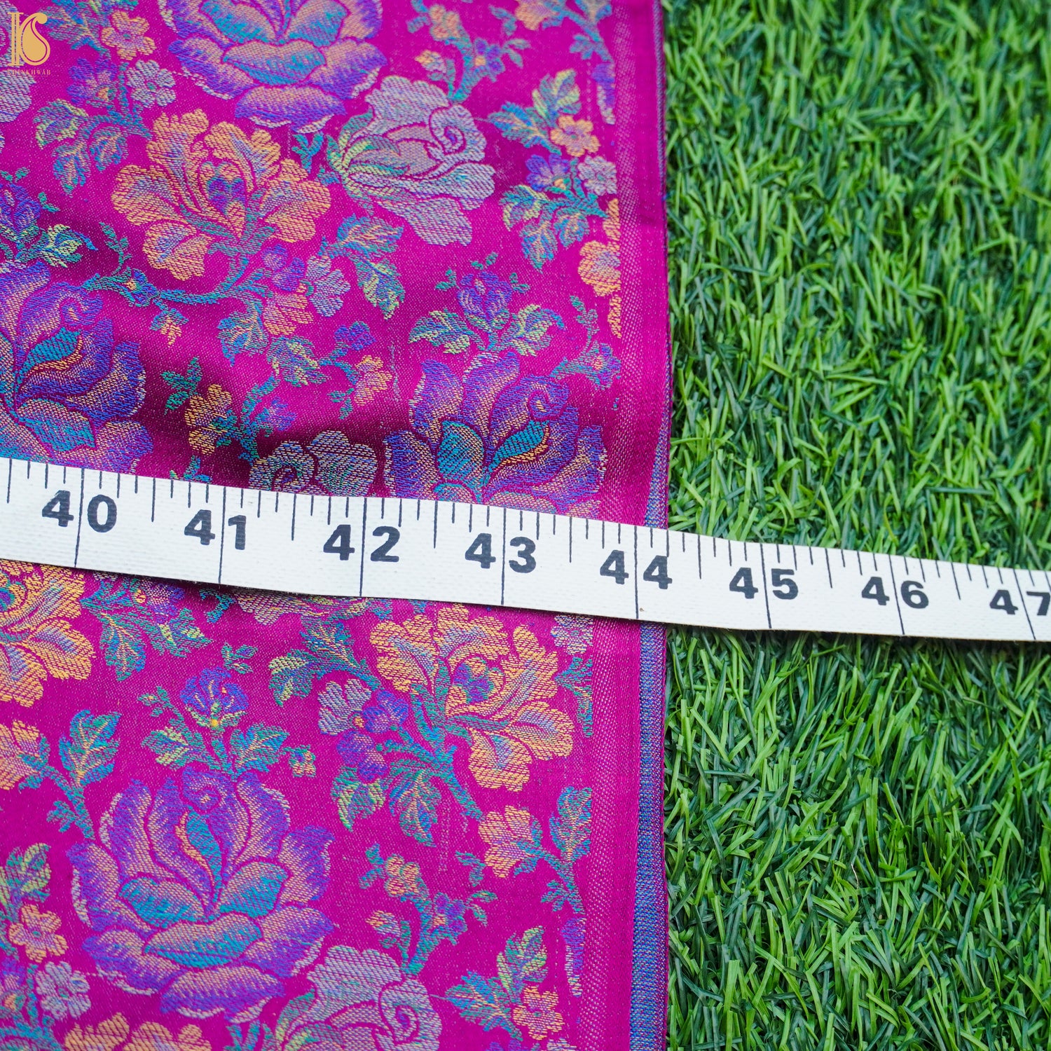 Violet Pure Banarasi Silk Handwoven Tanchui Kurta Fabric - Khinkhwab