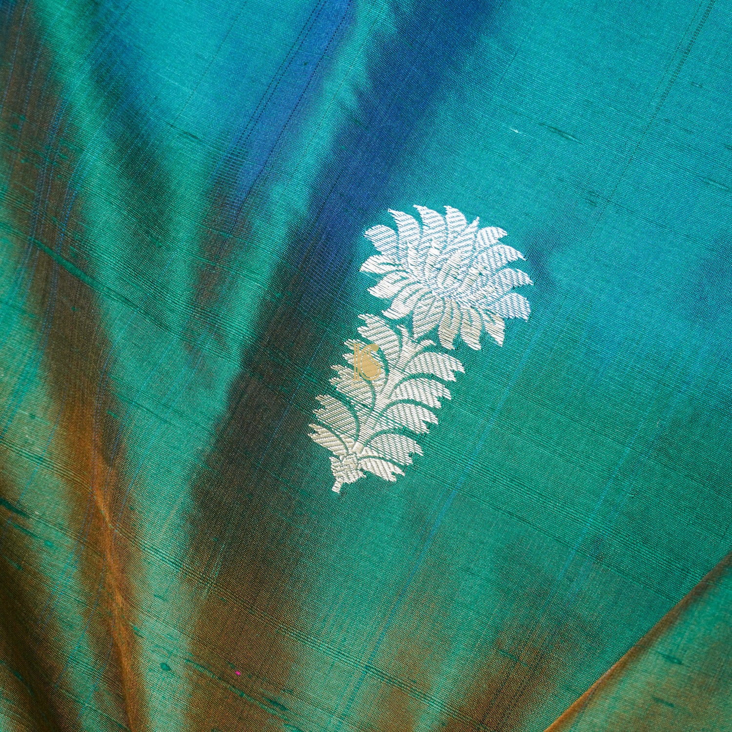 Multicolor Pure Raw Silk Banarasi Fabric - Khinkhwab