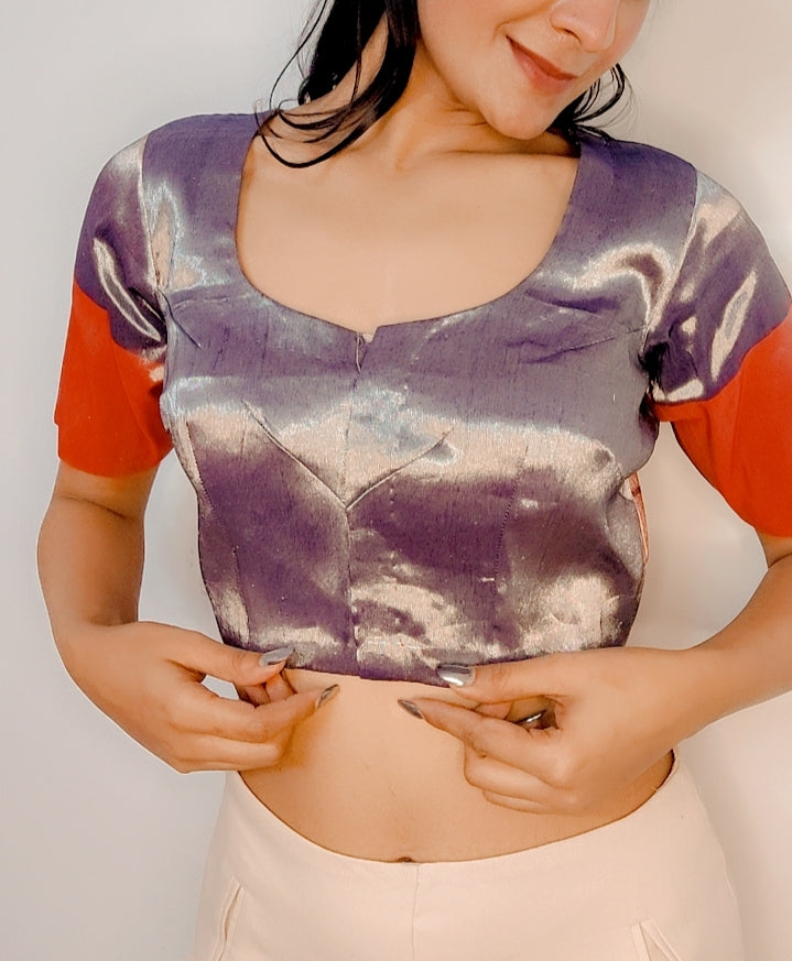 Pure Paithani Stitched Blouse with Muniya Border - Khinkhwab