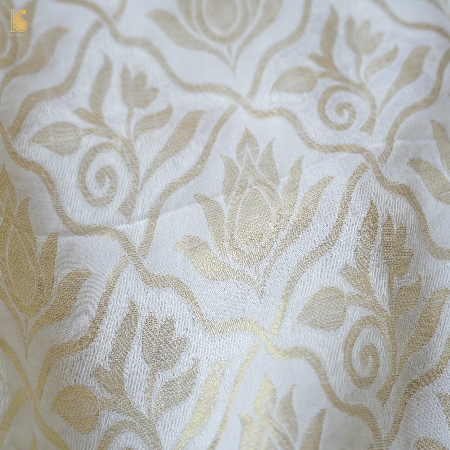 Pure Chiffon Georgette Handloom Banarasi Fabric - Khinkhwab