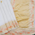 Birds of Paradise : White Pure Georgette Handloom Banarasi Saree - Khinkhwab