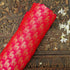 Radical Red Banarasi Semi Silk Fabric - Khinkhwab