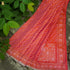 Orange Pure Cotton Handloom Banarasi Jamdani Ektara Saree - Khinkhwab