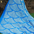 Navy Blue Pure Gajji Handloom Bandhani Fabric with Sequence Work - Khinkhwab