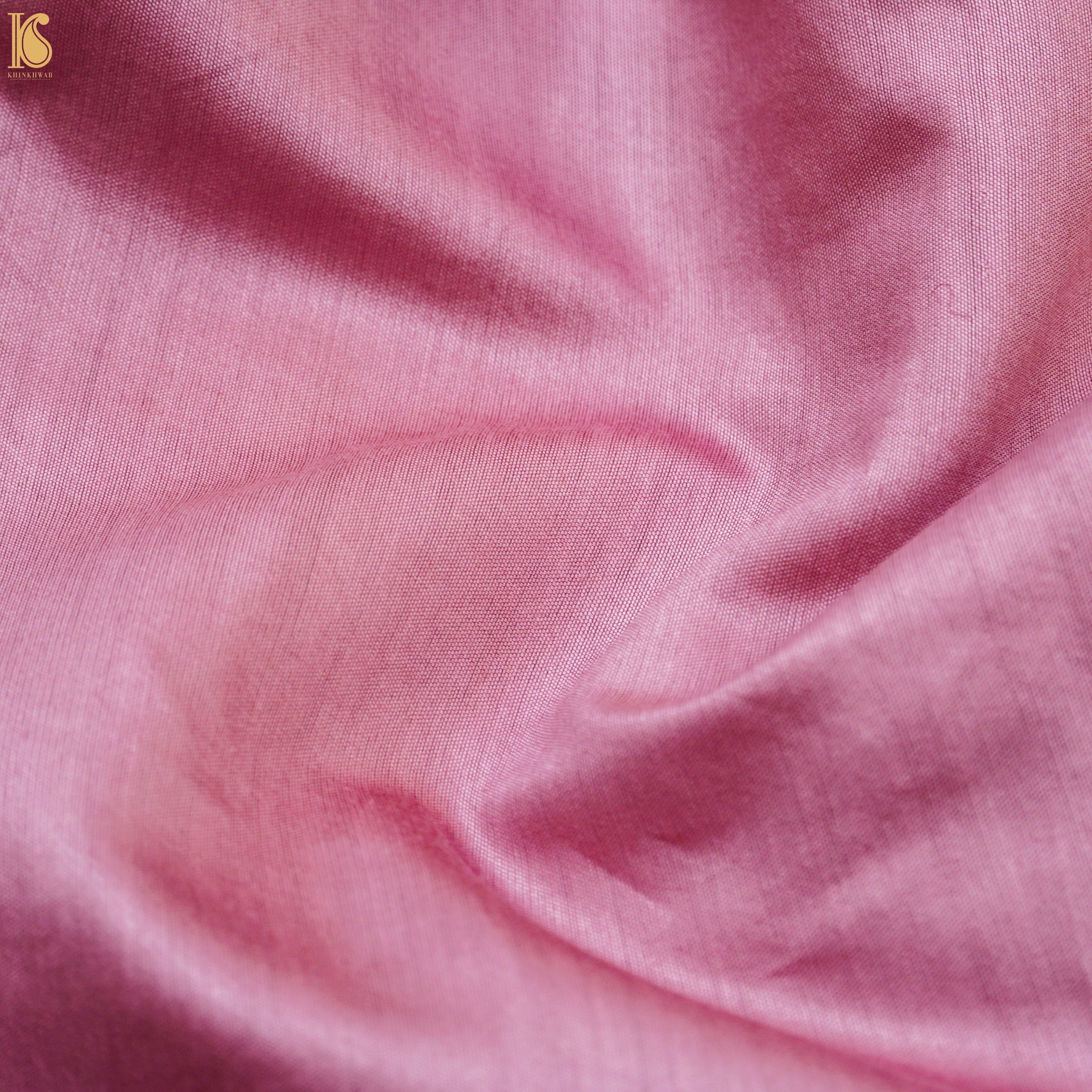 Melanie Purple Pure Silk by Spun Silk Handloom Banarasi Suit Set with Dupatta - Khinkhwab