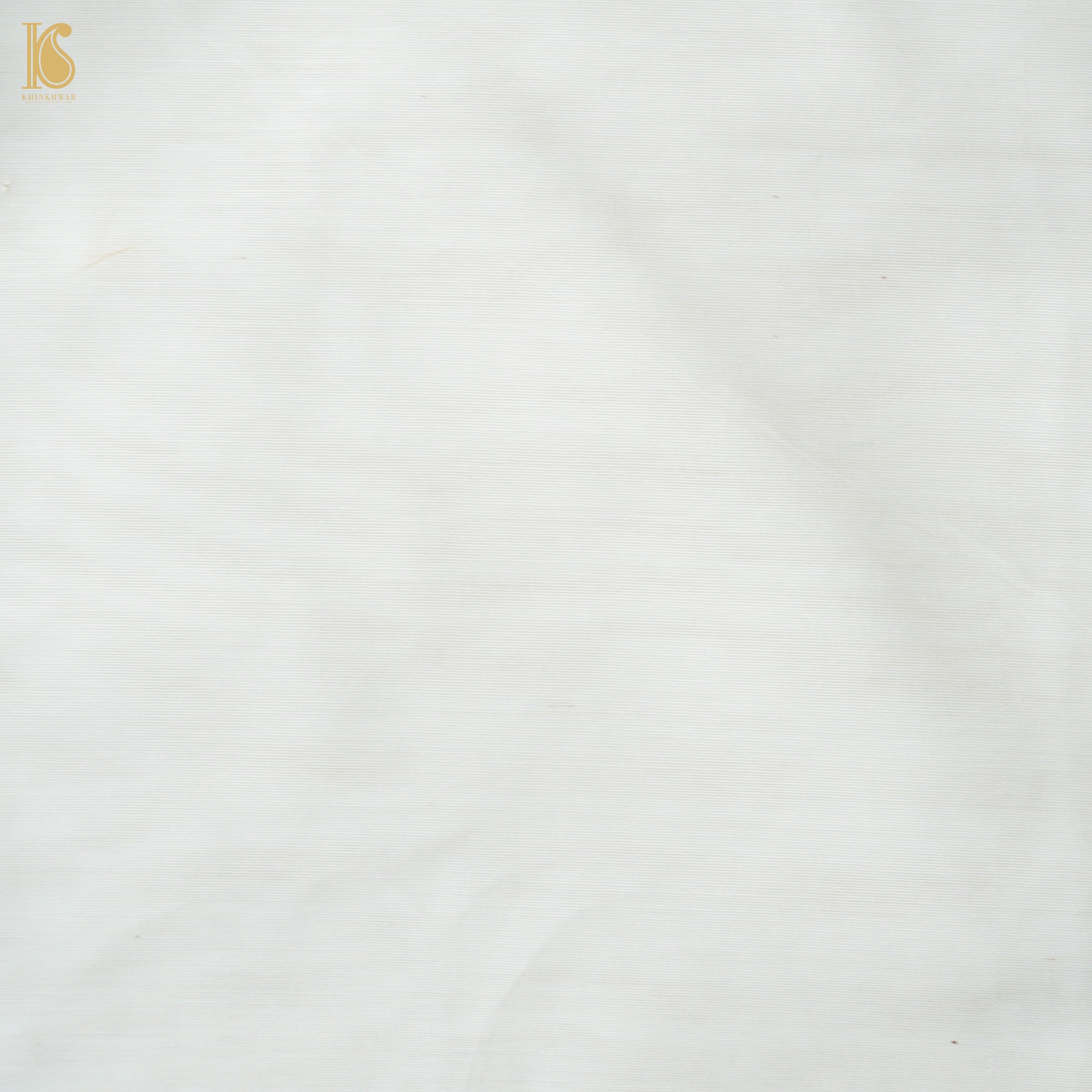 White Cotton Silk Meenakari Banarasi Suit Set - Khinkhwab