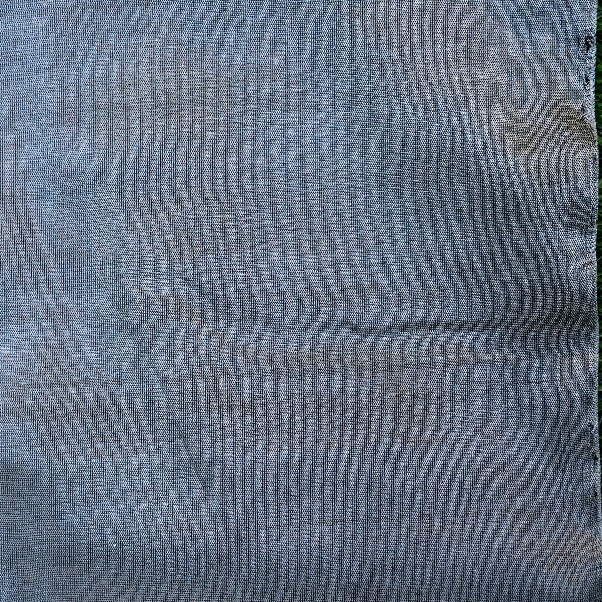 Silver Pure Plain Tissue Chanderi Silk Handwoven Saree - Khinkhwab
