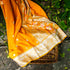 Orange Pure Georgette Handloom Banarasi Ashrafi Boota Saree - Khinkhwab