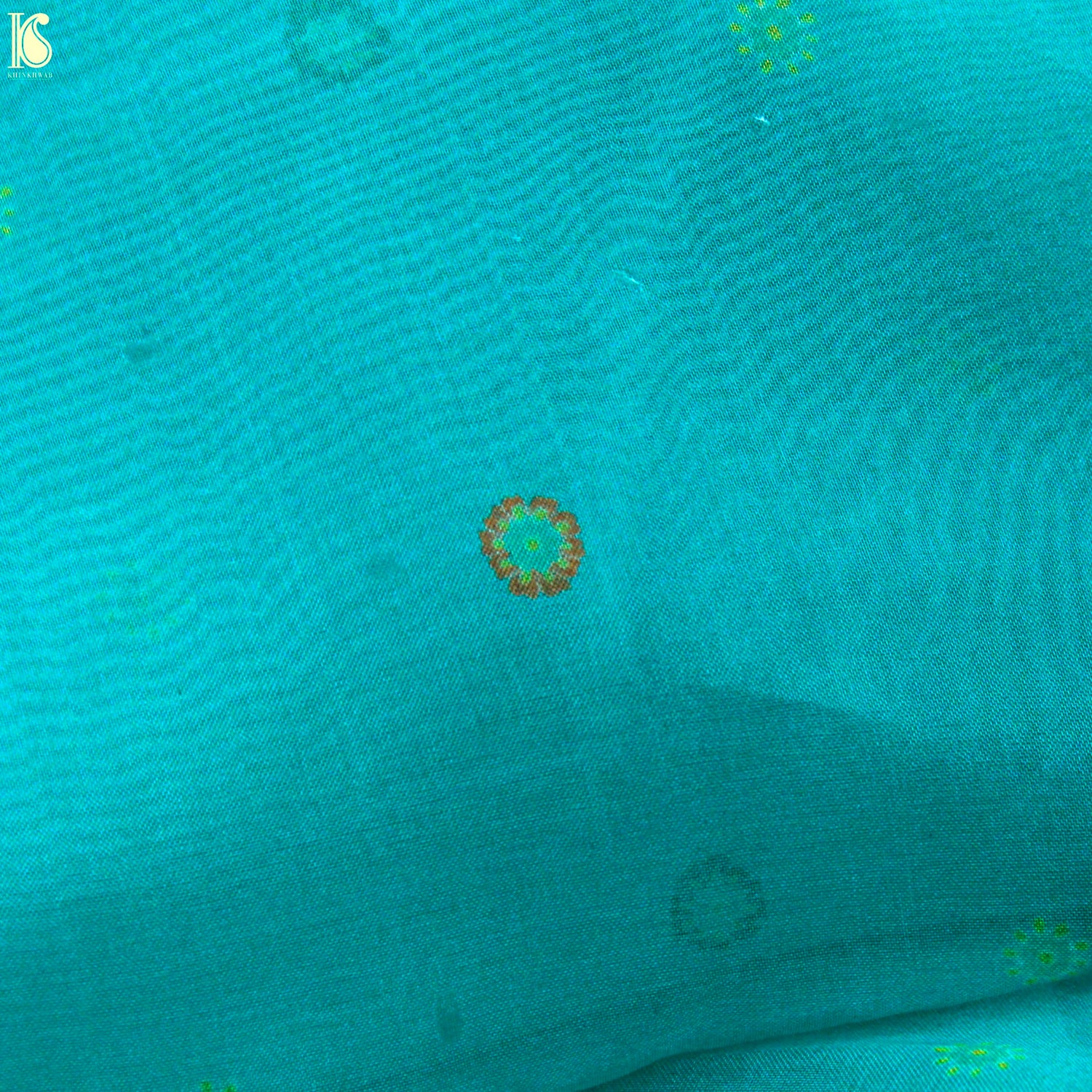 KARANFİL - Blue Pure Organza Print Dupatta - Khinkhwab