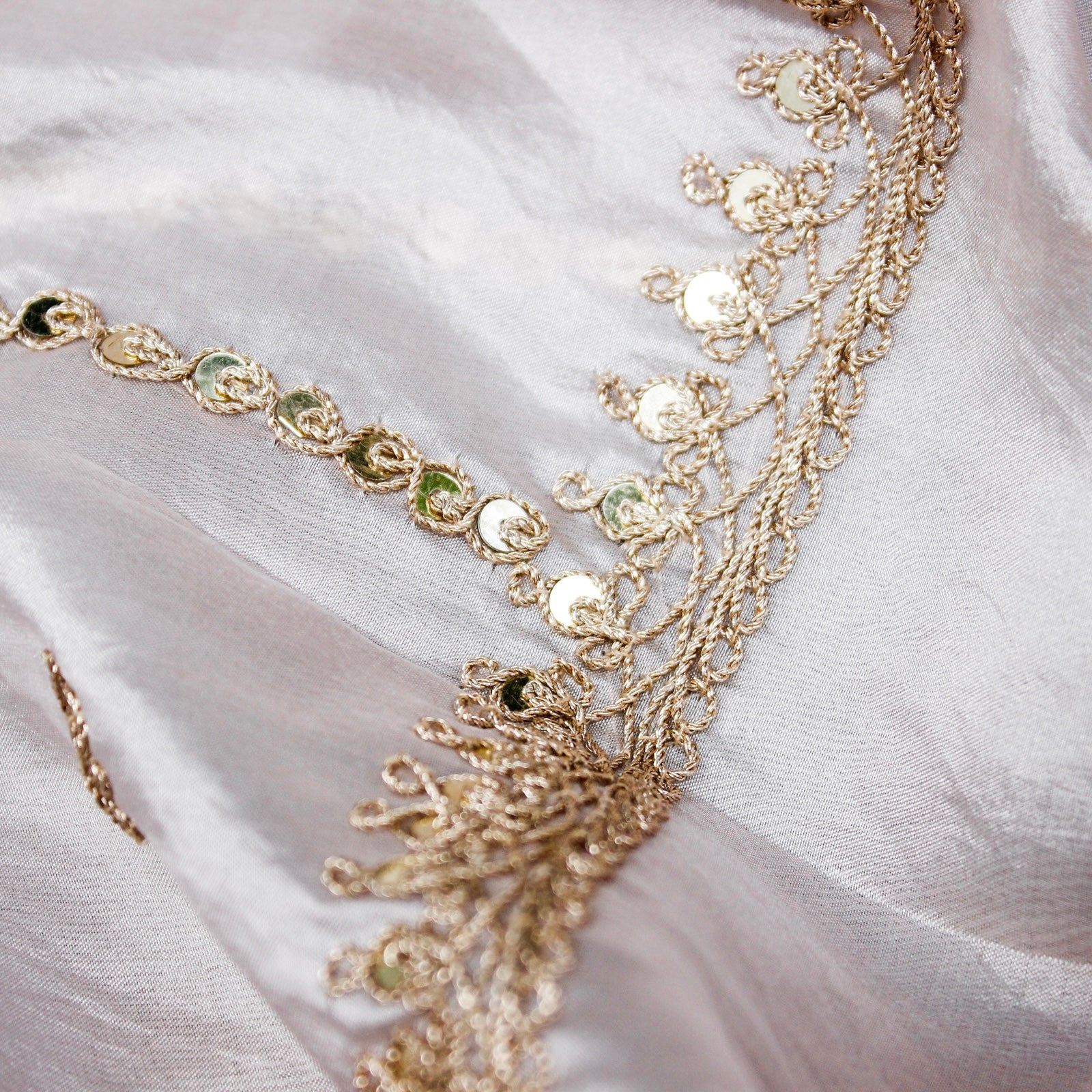 Pure Organza Silk Dupatta with Marodi Embroidery - Khinkhwab