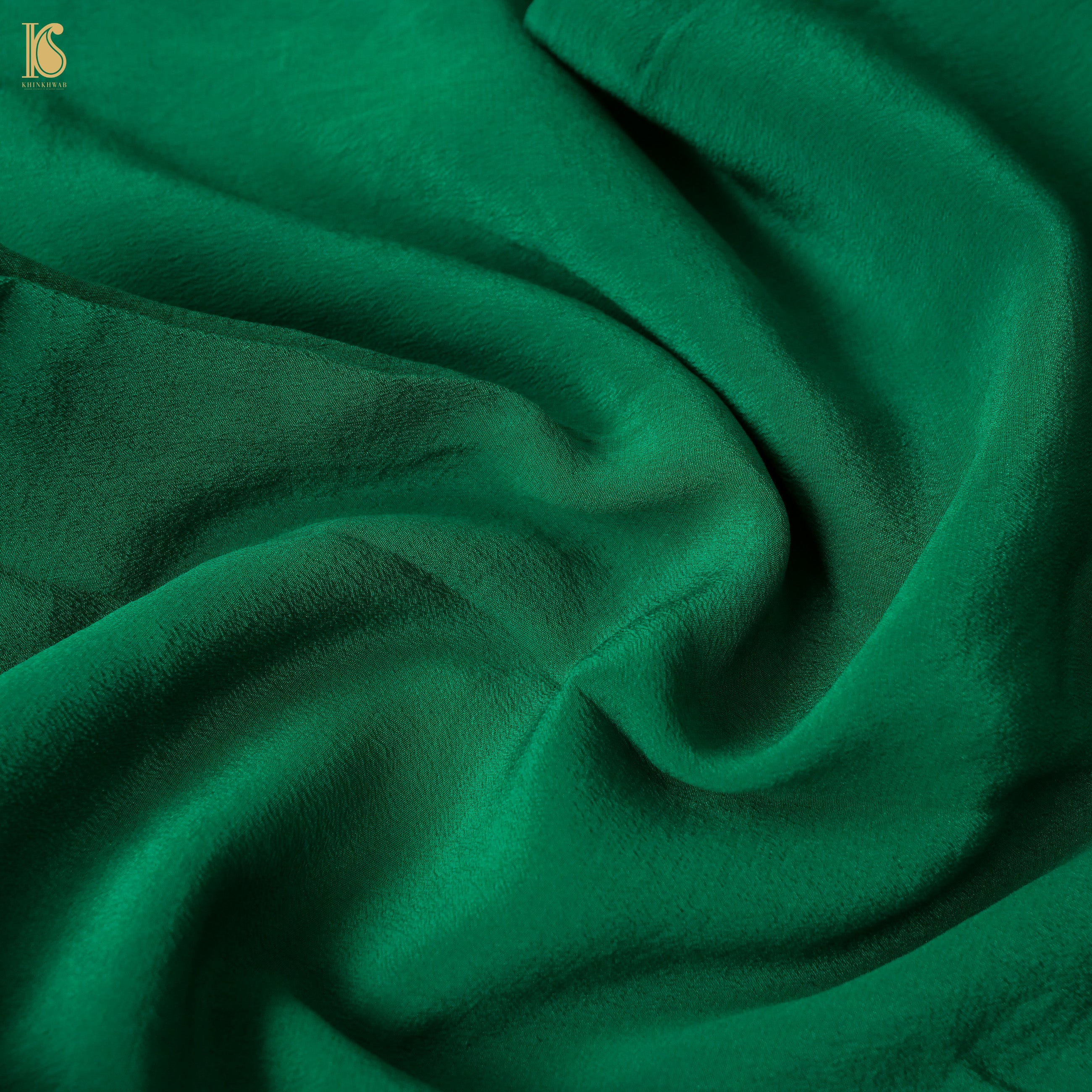 Pigment Green Leheriya Pure Georgette Gotta Patti Suit Set - Khinkhwab