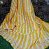 Yellow Leheriya Pure Tussar Silk Pearl & Zardozi Embroidery Dupatta - Khinkhwab