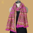 Mulberry Pink Georgette Handloom Banarasi Bandhani Patola Dupatta - Khinkhwab