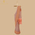 Orange Handwoven Pure Cotton Silk Maheshwari Saree - Khinkhwab