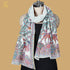 White Pure Tussar Silk Hand Painted Madhubani Deer Dupatta - Khinkhwab