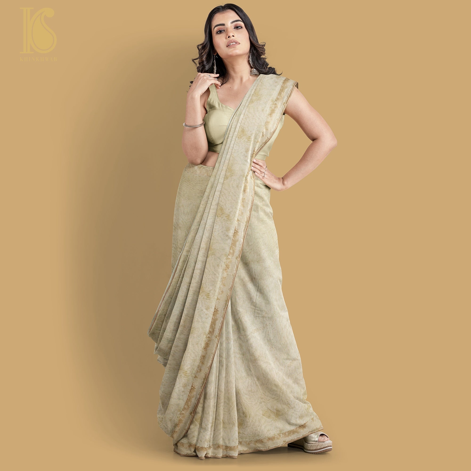 Pure Tissue Silk Handwoven Banarasi Saree - Khinkhwab