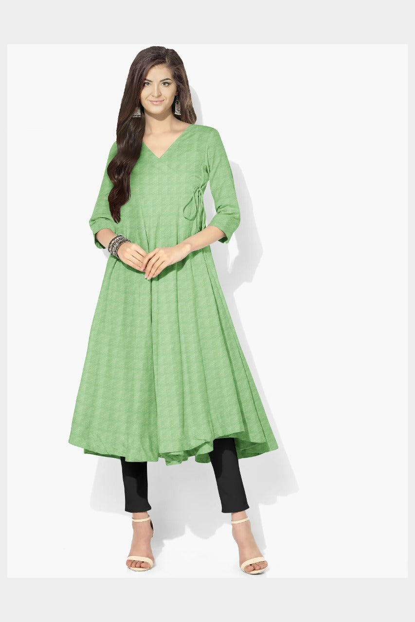 Green Pure Moonga Silk Handloom Banarasi Suit Fabric - Khinkhwab