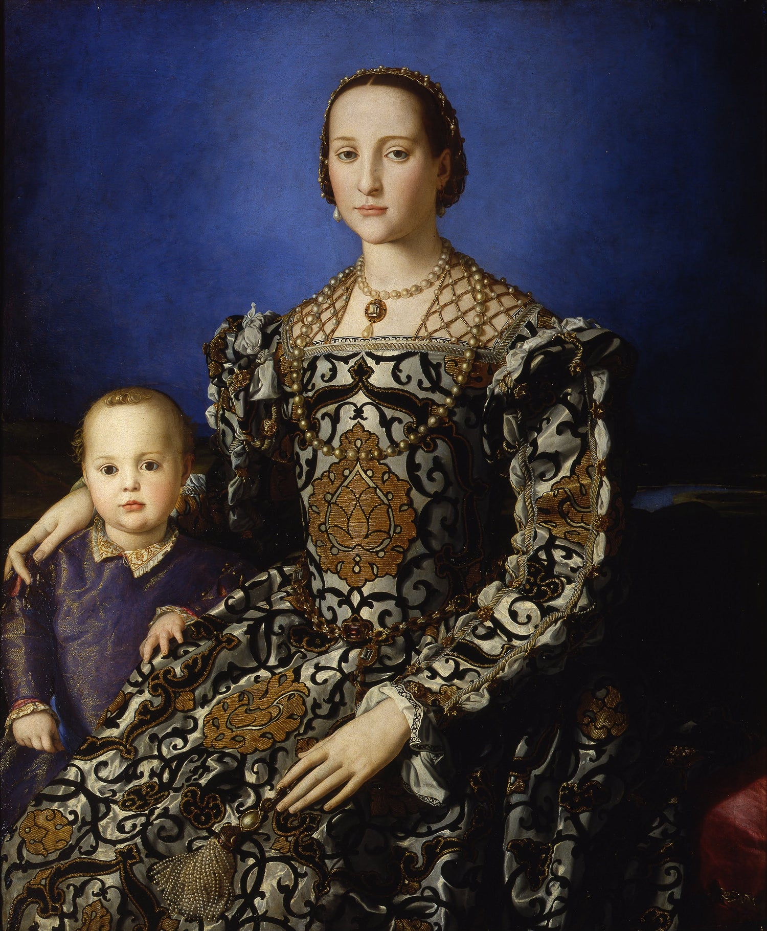European royal court brocade gold cloth
