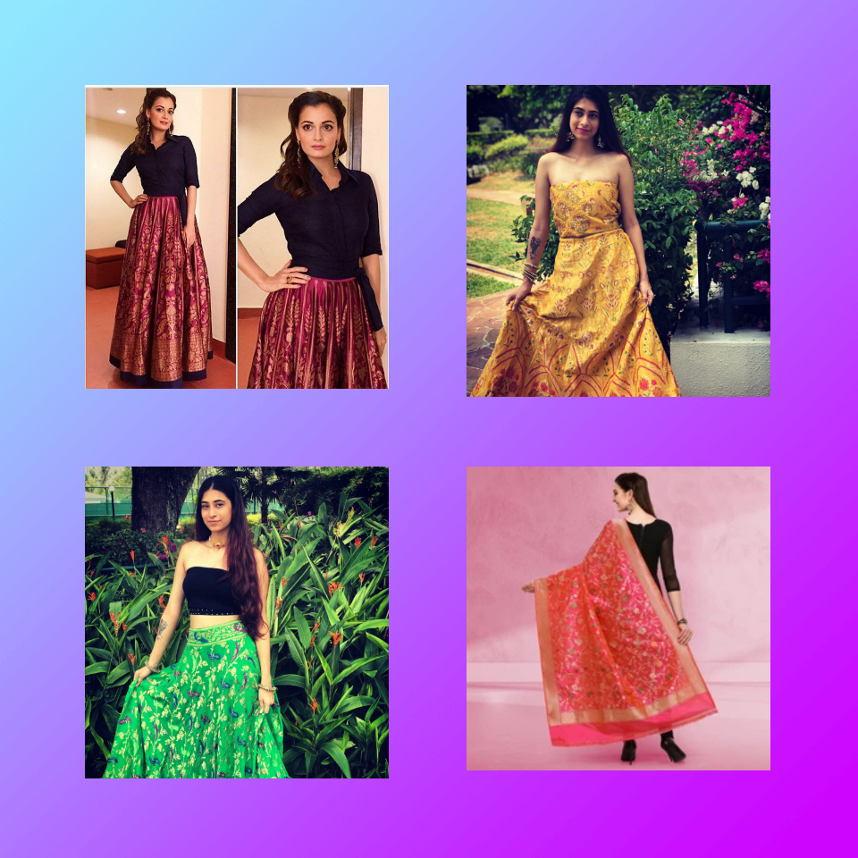 Turn your mother's old sarees into your new style statement