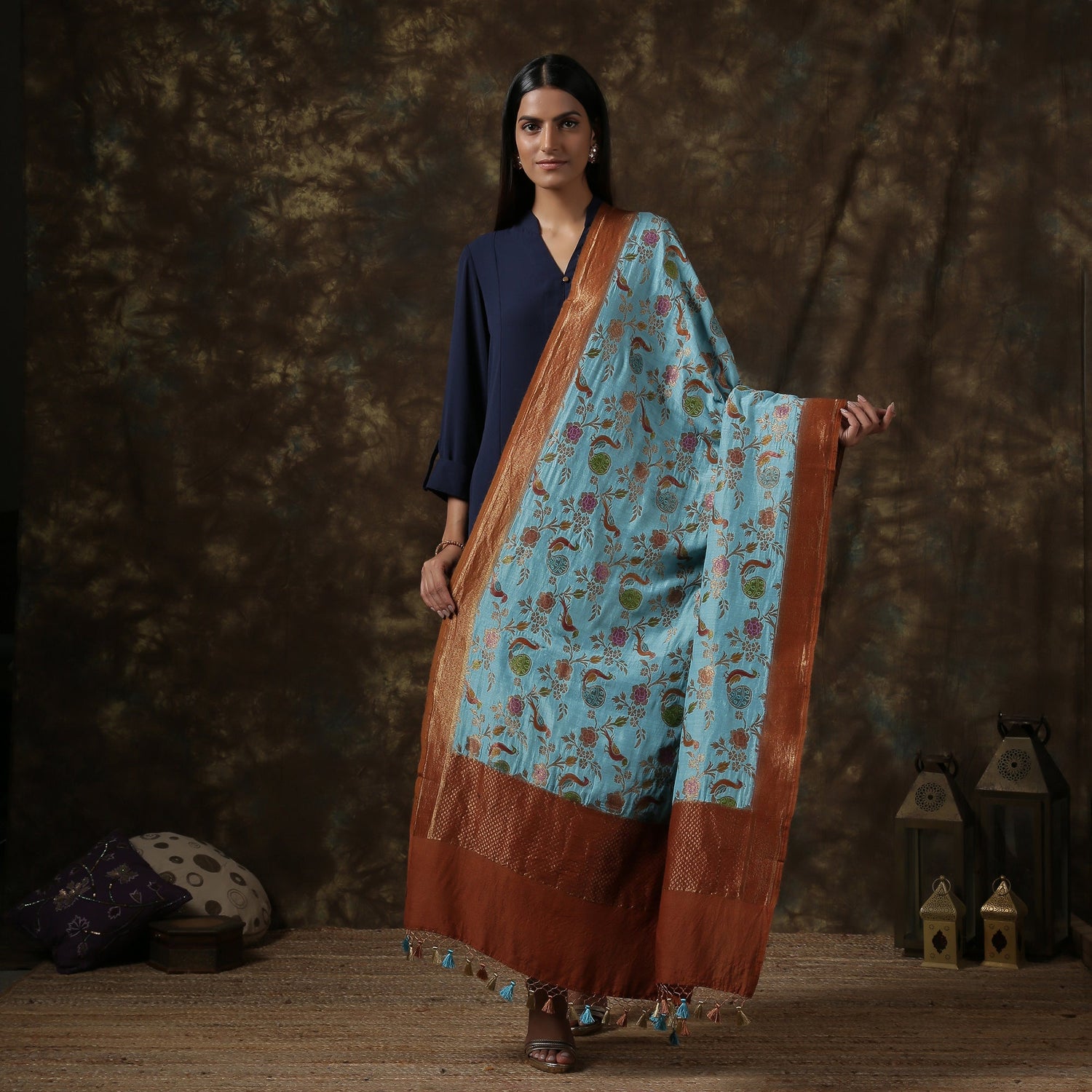 Tussar Silk Dupattas