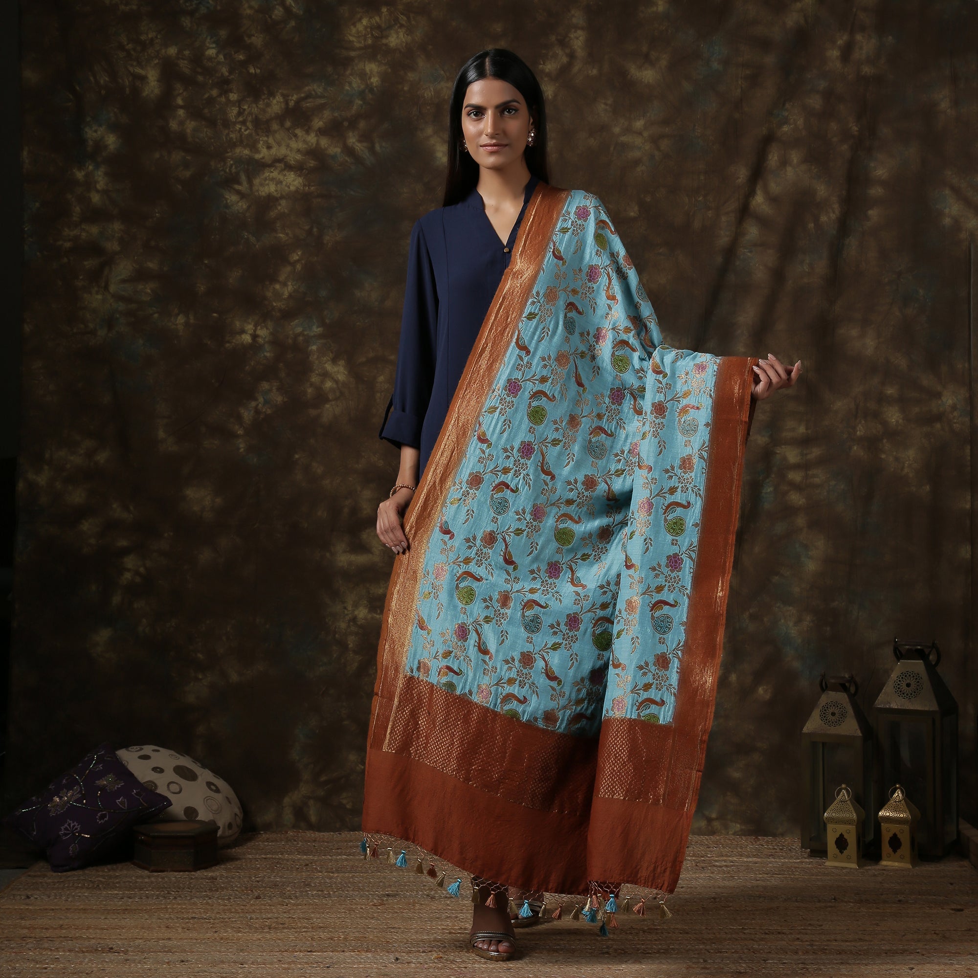 Tussar Silk Dupattas