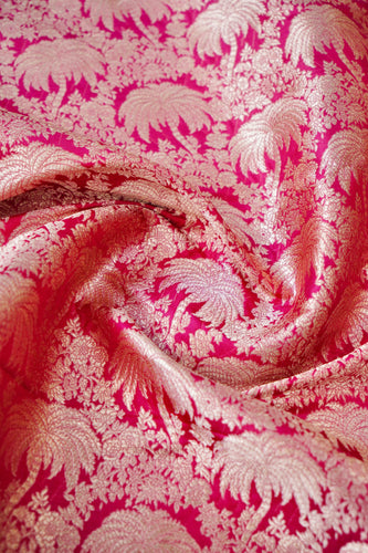 Handloom Pure Brocade Banarasi Fabric