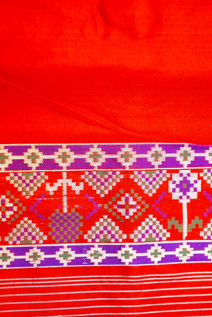 Handwoven Banarasi Katan Silk Patola Saree