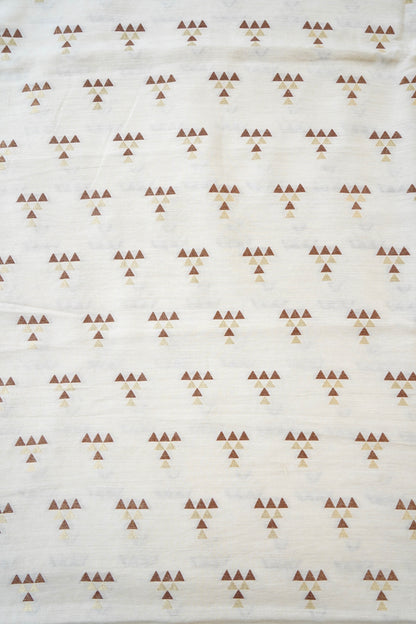 Moonga Silk Handloom Banarasi Dyeable Fabric