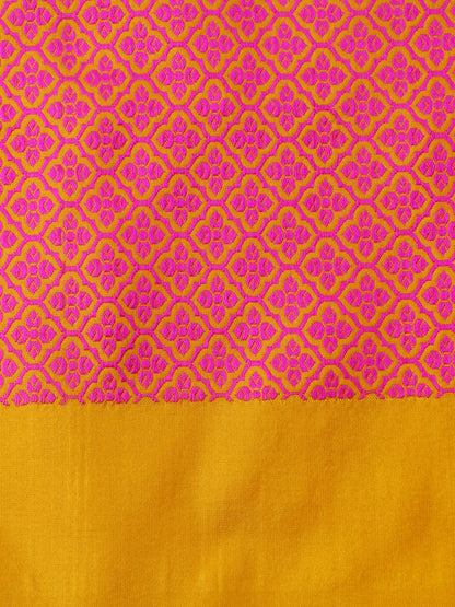 Handloom Banarasi Katan Silk Zari Tanchoi Saree