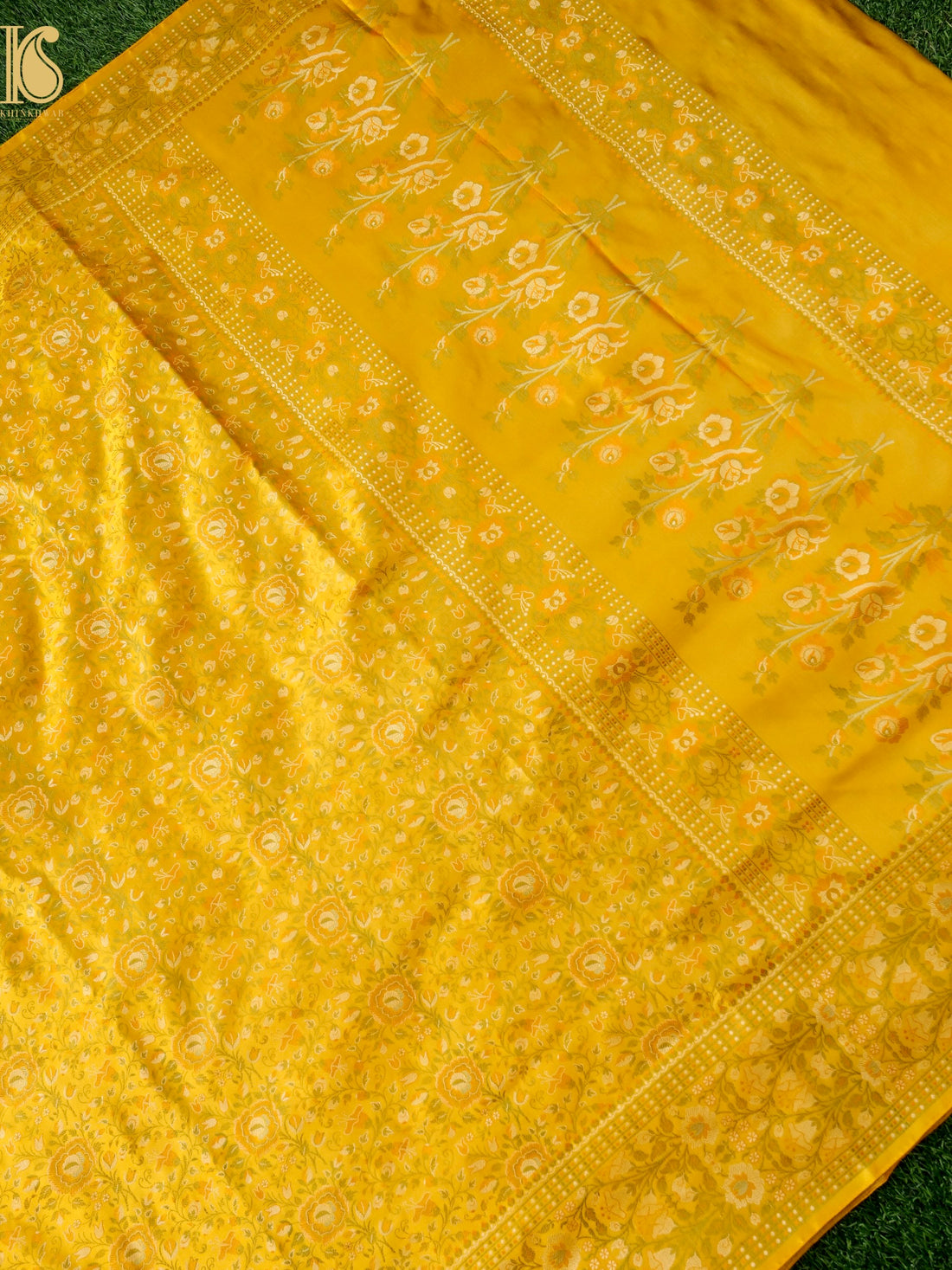 Handloom Banarasi Silk Resham Tanchoi Saree