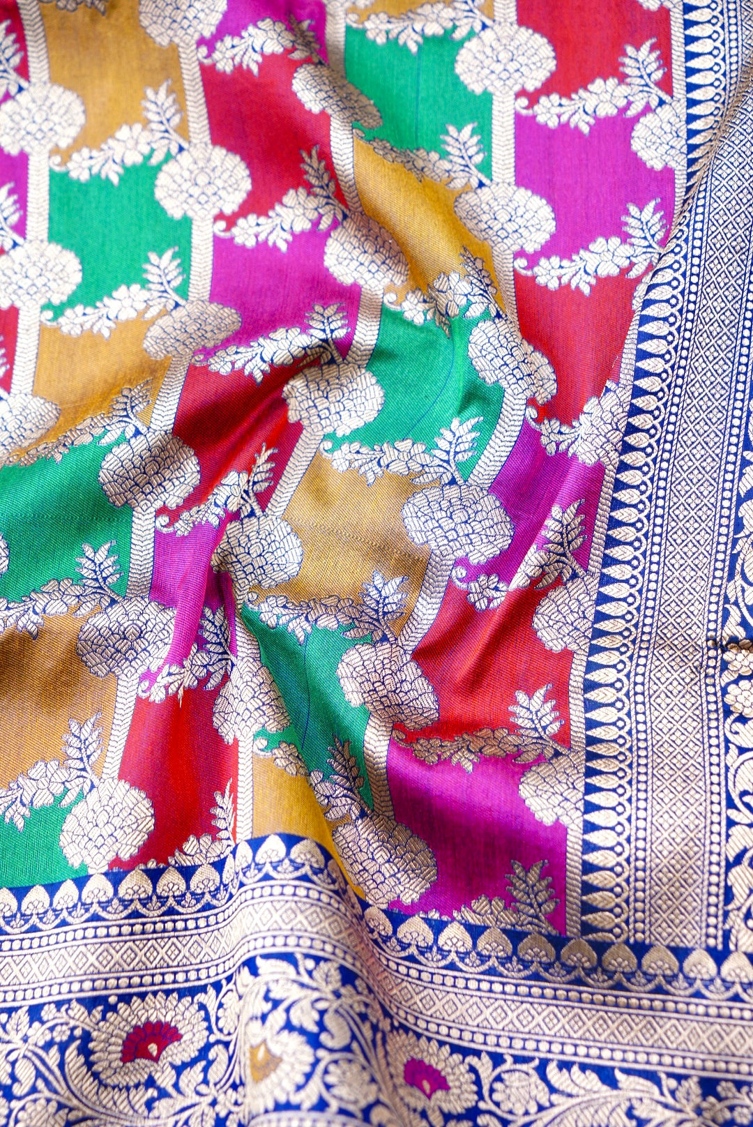 Handloom Banarasi Pure Katan Silk Rangkat Saree