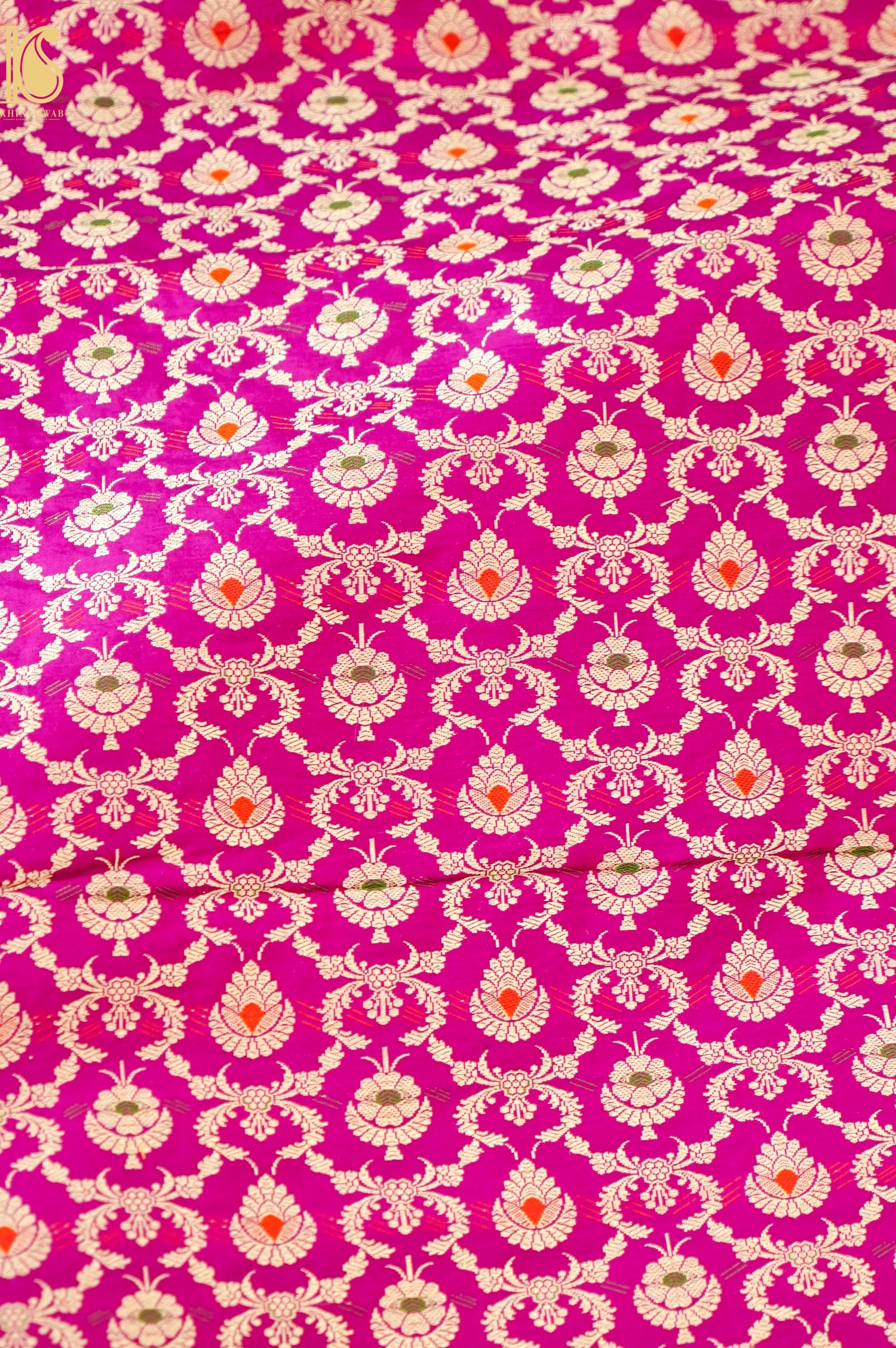 Handloom Banarasi Katan Silk Kalidar Gulrangi Bagh Lehenga