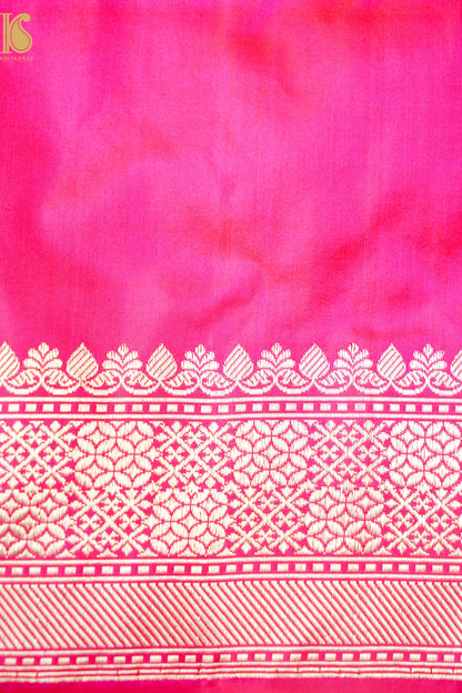 Banarasi Katan Silk Handwoven Kadwa Jaal Saree